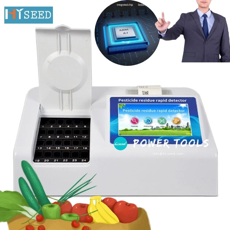 24 channels Pesticide residue detector, vegetable, fruit, meat, tea, household food safety, heavy metal rapid test instrument