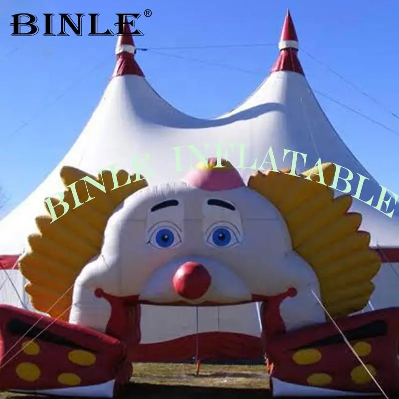 

Canival entrance inflatable clown arch party inflatable tunnel tent for halloween gate decoration