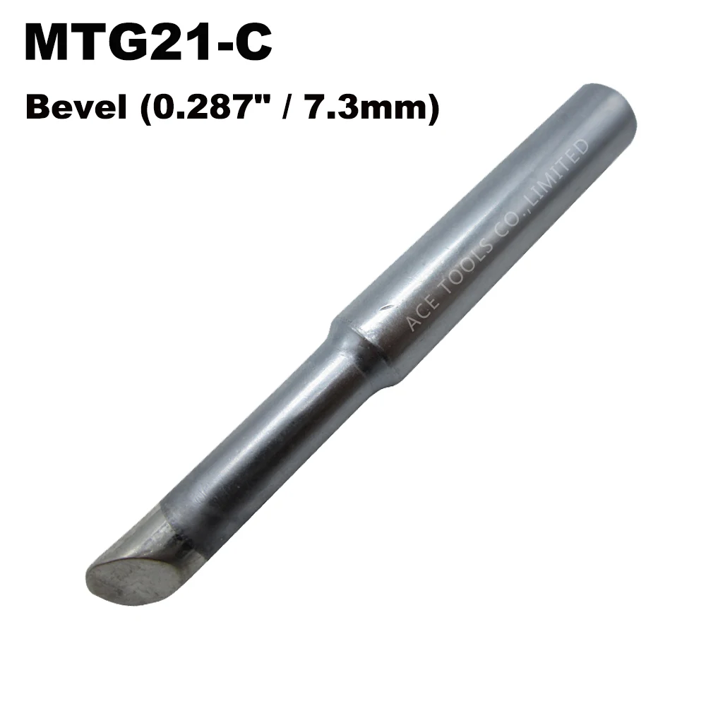 

3 Pieces MTG21-C Bevel Soldering Tips Replace WELLER Fit WLC200 SPG80 SP80NUS SPG80L Station Iron Nozzle Bit Handle Pencil