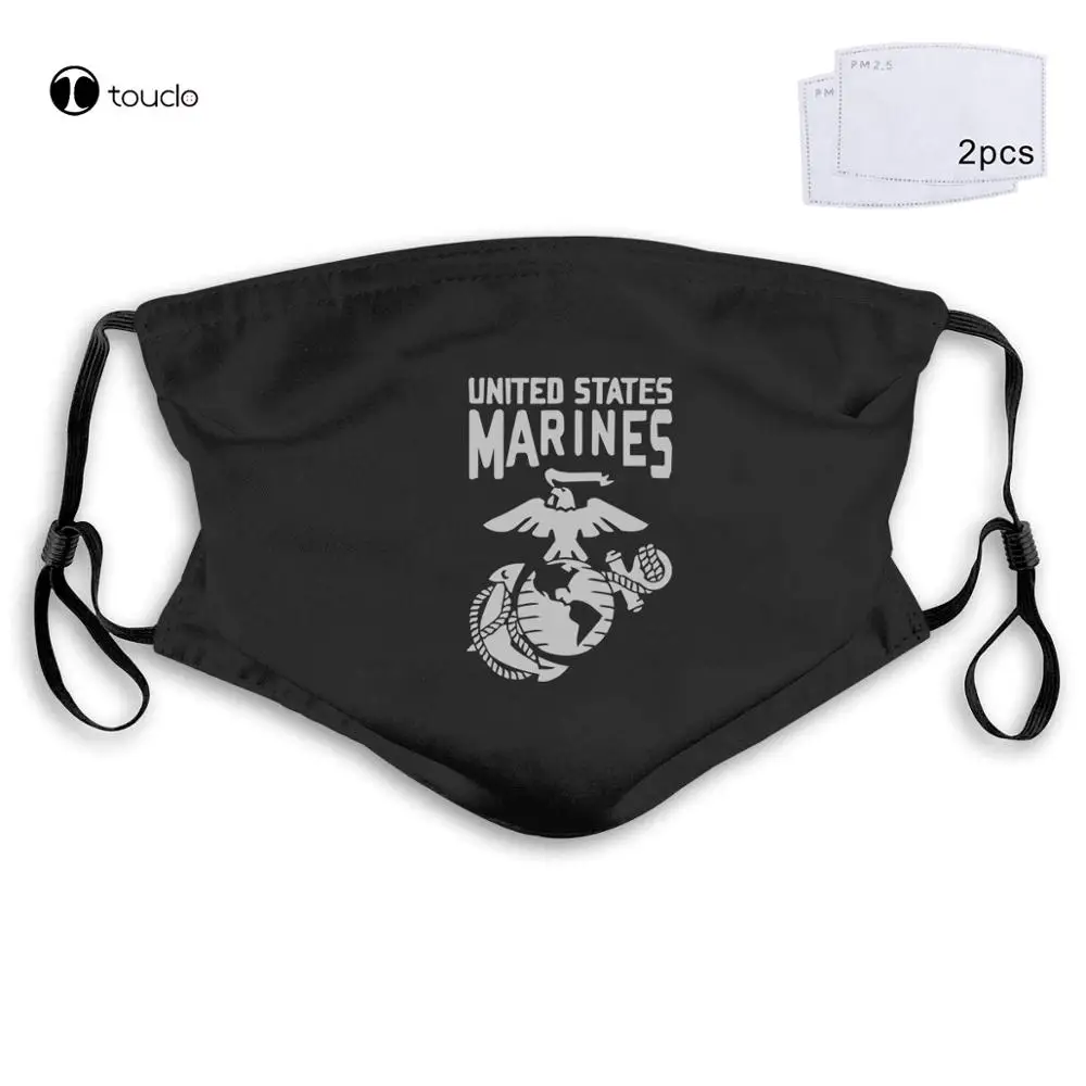 Us Army Marines Corp Usmc Citaat Geen Groter Vriend Geen Erger Enemystylish Mijn Gezicht Masker Filter Pocket Doek Herbruikbare Wasbare