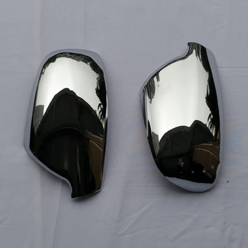 For 2004-2012 Peugeot 307 CC SW 407 Door Side Wing Mirror Chrome Cover Rear View Cap Accessories 2pcs per Set Car Stying