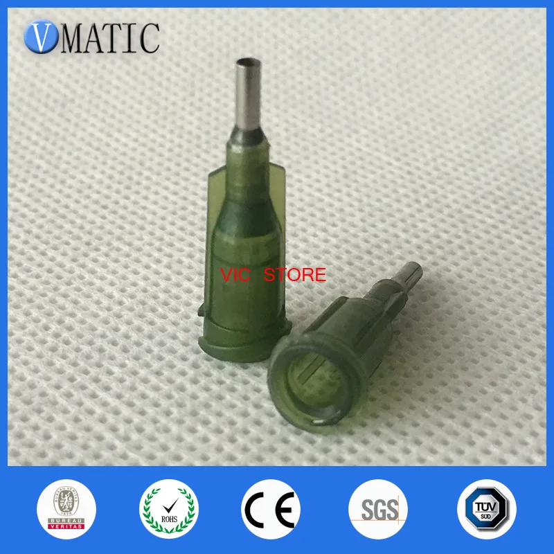 Free Shipping 100Pcs 14G 1/4'' Inch Glue Dispensing Dispenser Needle Tips