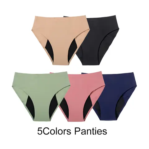 Heavy Flow Seamless Period Underwear Women Panties Menstrual Pants Sexy Leak Proof Asorbent Undies Incontinence Dropshipping