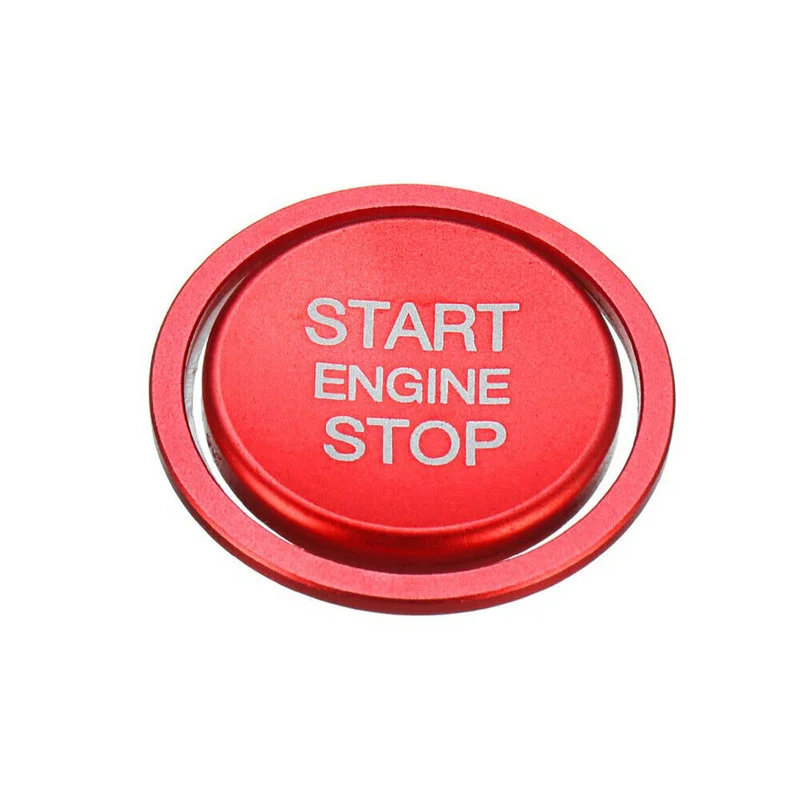 Car Start Stop Engine Push Switch Buttons Trim Cover Ring For VW Golf 7 MK7 Jetta CC Keyless Start Button Cover Case Shell