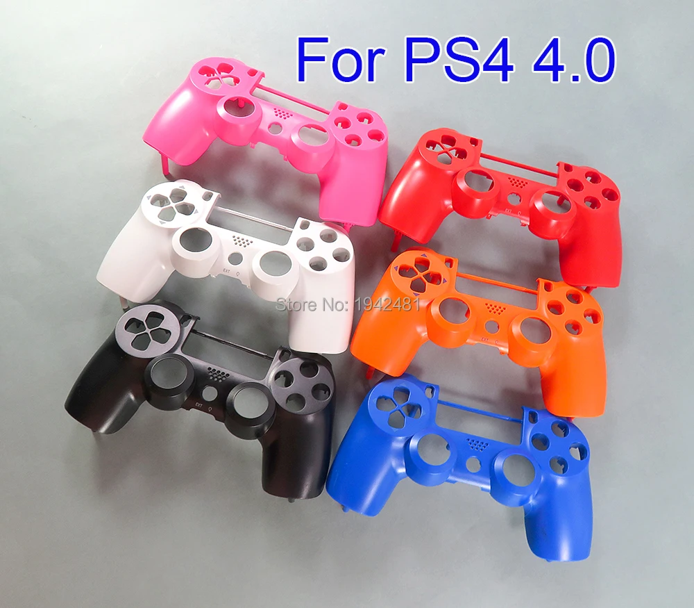 1PC Solid Front top Shell For PS4 S Pro Jds 040 4.0 Replacement Matte Front Housing Shell for PS4 Pro Slim JDM-040 Controller