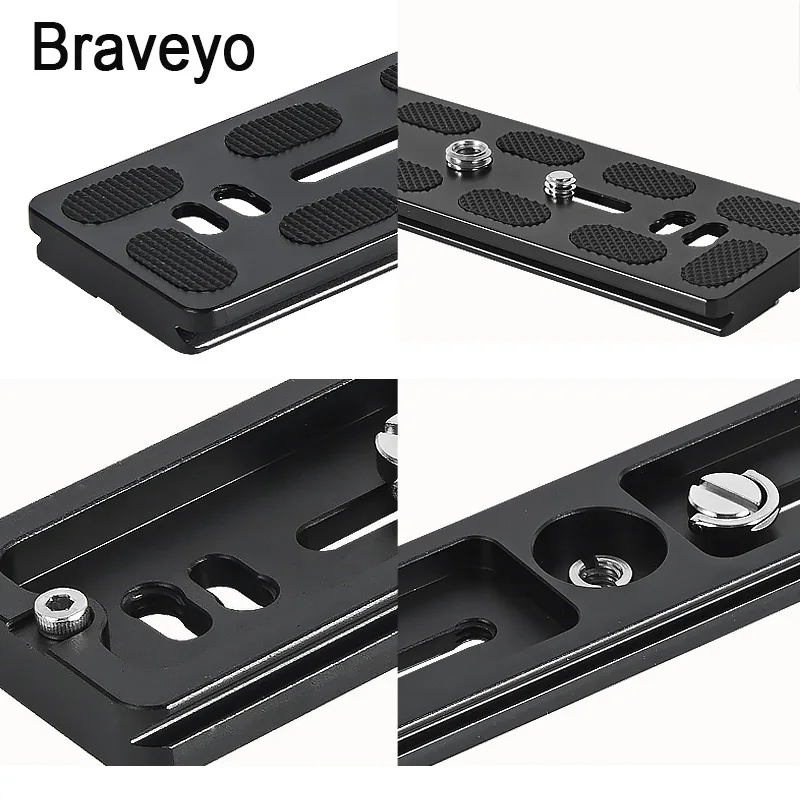 Quick Release Clamp Plate Dslr Camera Long Plate Tripod Monopod Mount Adapter 100 120 150 200 300mm For Arca Swiss Ballhead
