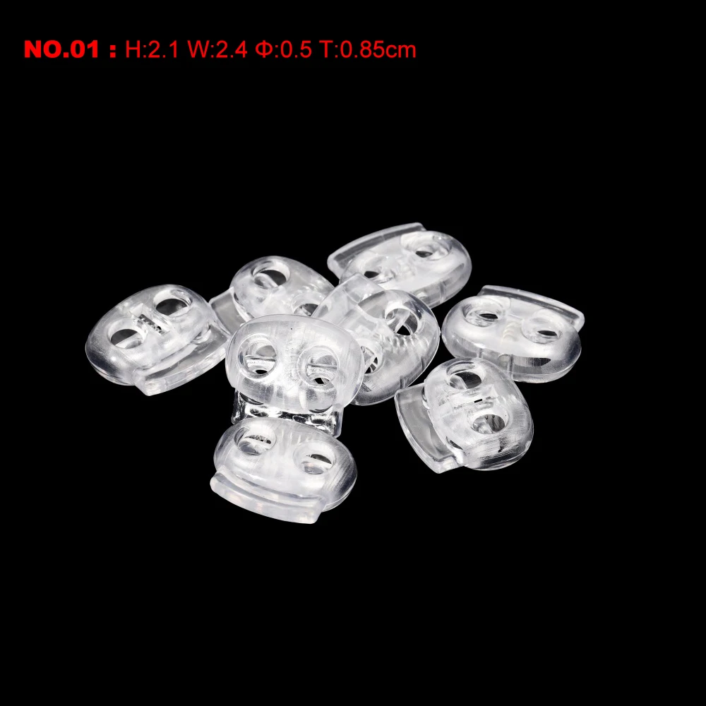 10pcs Cord Lock Plastic Stopper for DIY Jewellery Making