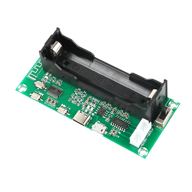 Xh-a153 lithium battery Bluetooth power amplifier board dual channel low power DIY manual active speaker 5W + 5W