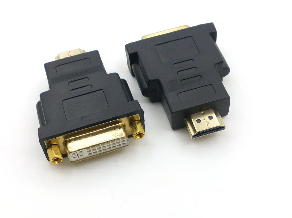 

20pcs DVI To Adapter Converter HDMI-compatible Male To DVI 24+5 Female Adapter 1080P For HDTV Projector Monitor