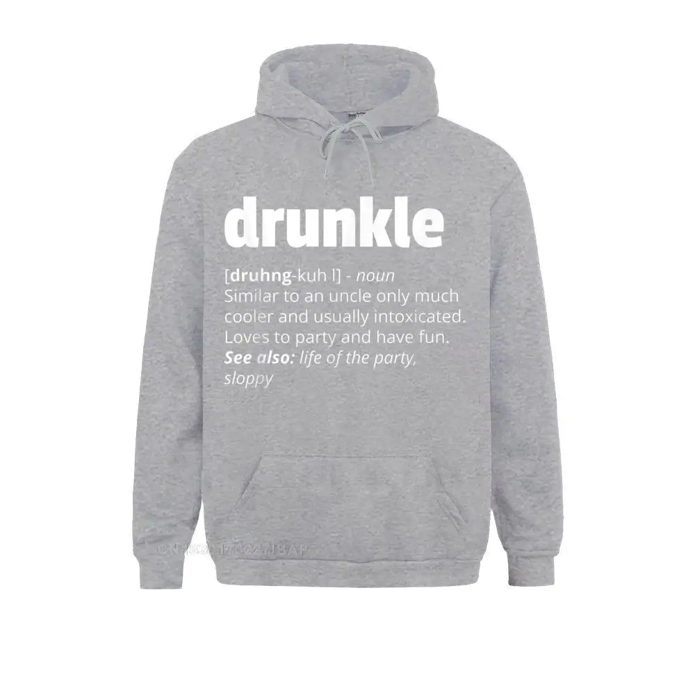 Mens Drunkle Drunk Uncle Shirt Funny Father's Day Hoodie Casual Sweatshirts For Women Autumn Hoodies Vintage Hoods Retro