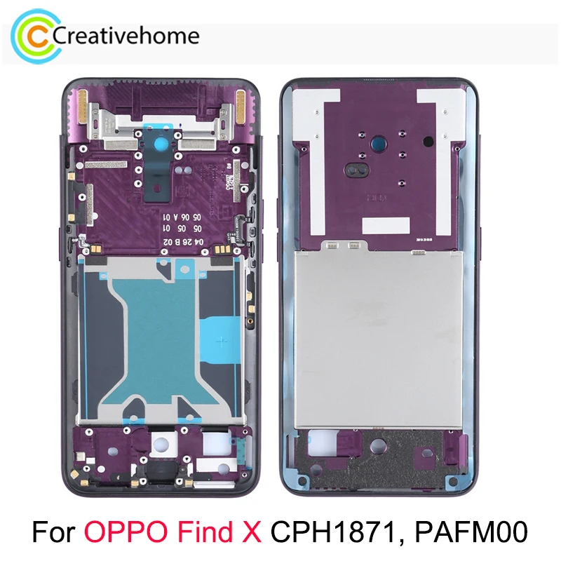 

Middle Frame Bezel Plate For OPPO Find X CPH1871, PAFM00 Phone Repair Replacement Part