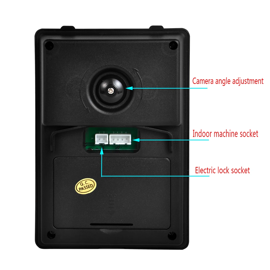 SYSD- 7 "Video Tür Telefon Türklingel Intercom Kit Video Intercom Freisprecheinrichtung Intercom System Mit Wasserdichte Outdoor IR Cam