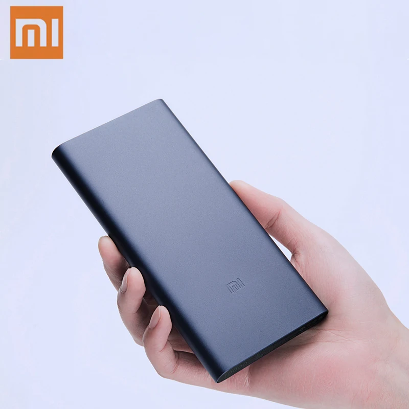 Xiaomi Power Bank 10000mAh External Battery Bank 18W Quick Charge Powerbank PLM09ZM Dual USB Output PowerBank For Smart Phone