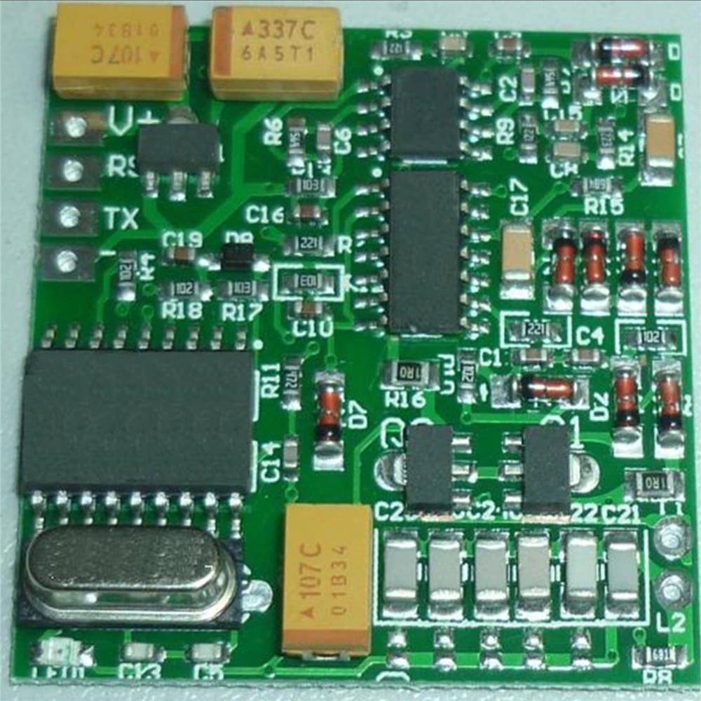 Módulo lector de etiquetas de animales de larga distancia 134,2 K AGV RFID TTL FDX-B ISO11784/85 módulo lector de tarjetas leer EM4305 Hitag EM1001