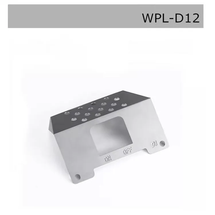 WPL-D12 1/10 SUZUKI CARRY RC minivan truck metal chassis armor front anti-collision plate