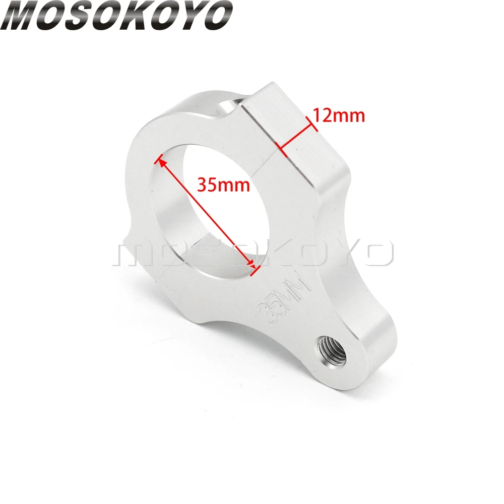 30-60mm Fork Fixer Mounting Clamp Steering Damper Stabilizer Fork Frame Bracket Holder Universal Mount Adapter Support 35mm 48mm