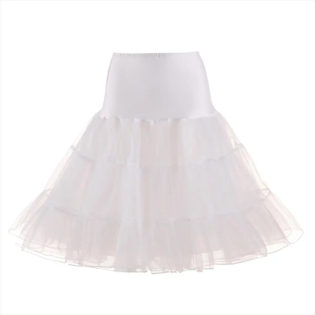 Jupon rétro en tulle crinoline pour femmes, jupon solide pour documents de mariage