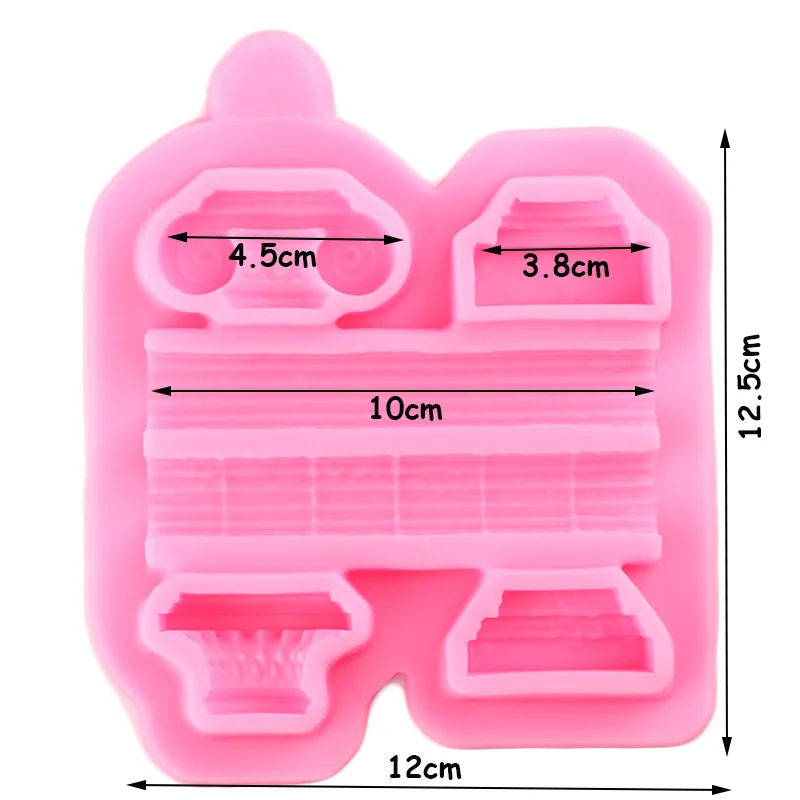 Starożytna rzymska kolumna formy silikonowe ciasto granicy kremówka formy ciasto dekorowanie narzędzia czekoladowe cukierki forma do gliny