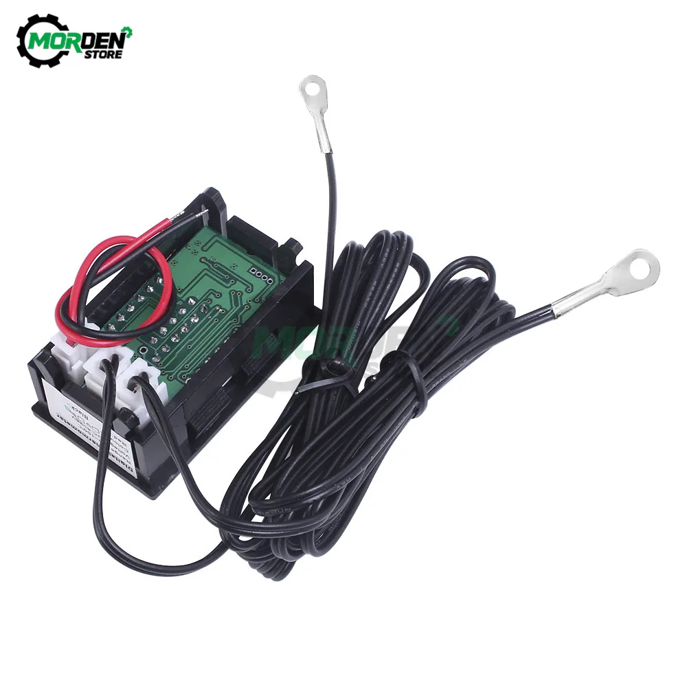 DC 12V 24V Car Digital Thermostat Incubator Temperature Controller Thermoregulator Heater Cooler Control With Dual Probe