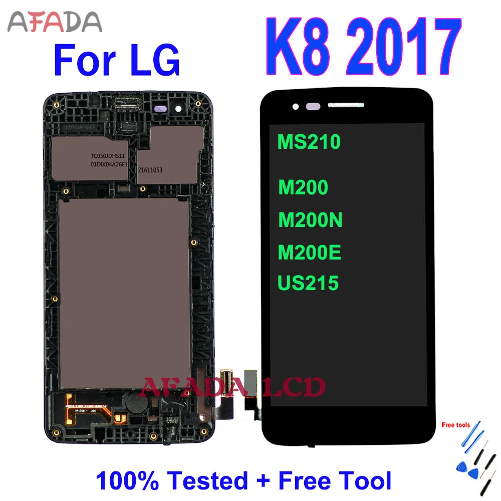 For LG K8 2017 Aristo M200N M210 MS210 US215 M200 M200E LCD Display Screen Digitizer Assembly Replacement