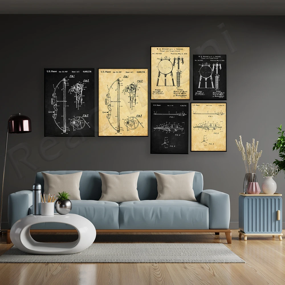 Imprimés de brevets d'archerie - Outdoor Hunting Paintings avis et prix