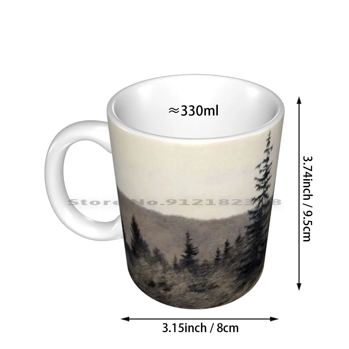 Theodor Kittelsen-Clarion Call Ceramic Mugs Coffee Cups Milk Tea Mug Classical Classicist Romantic Neoclassical Realist Realism