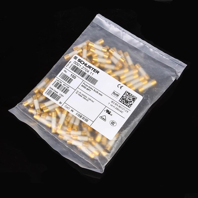 1PCS 5*20 HIFI 스위스 퓨즈 오디오 전력 증폭기 소켓 단결정 실버 나노 퓨즈 플레이어 소켓 고속 블로우 튜브 퓨즈