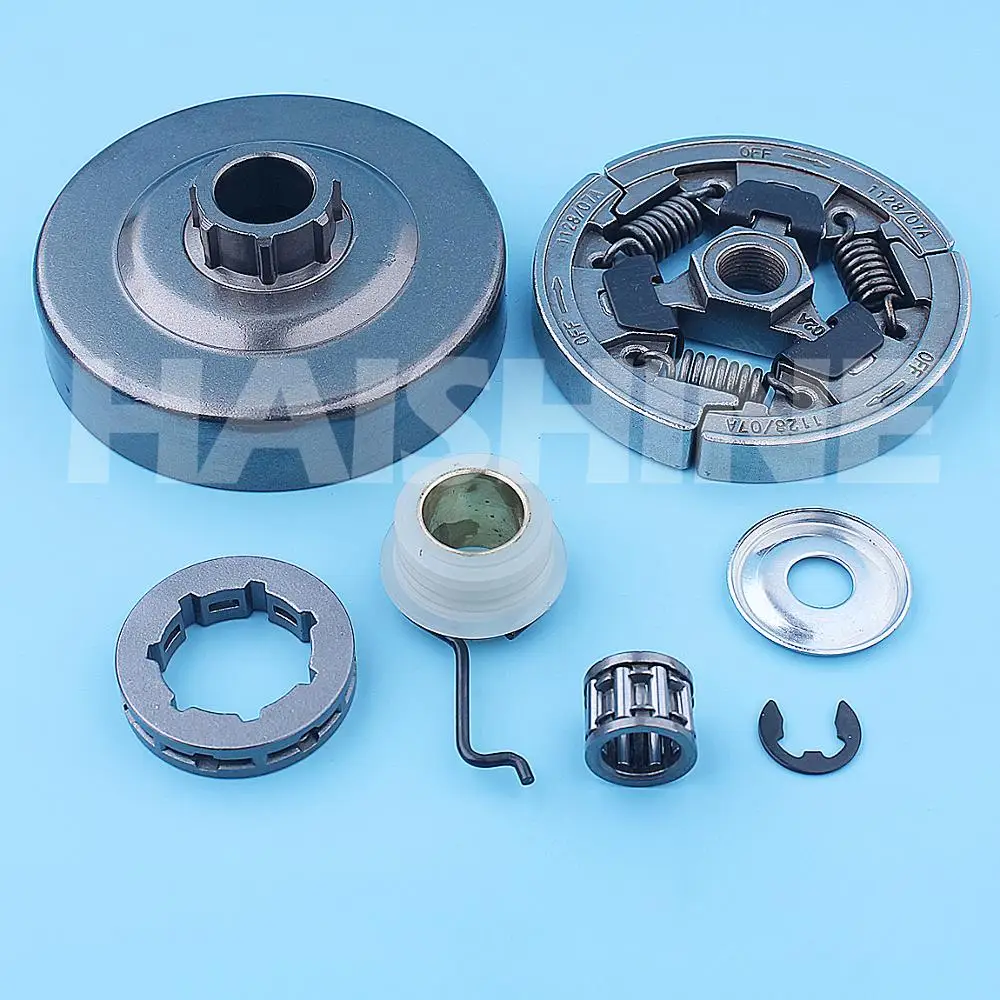 Imagem -03 - Kit de Tambor de Embreagem Roda Dentada para Stihl Ms340 Ms360 034 036 Engrenagem Arruela Agulha Peça de Reposição