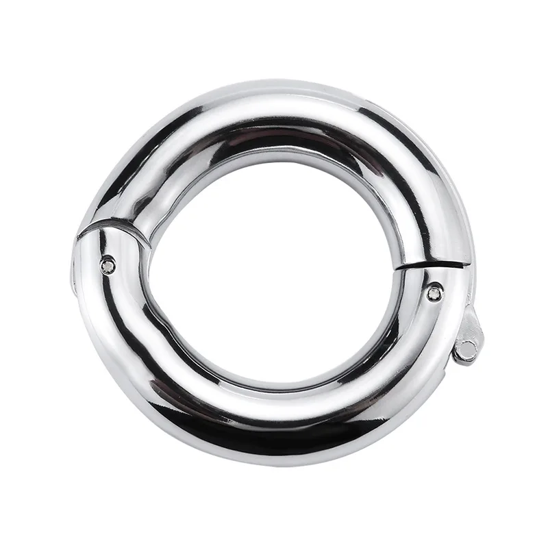 Adjustable Size Metal Penis Ring Male Exercise Bear Ring Sperm Lock Penis Hard Erection Sex Toys Man Cock Ring