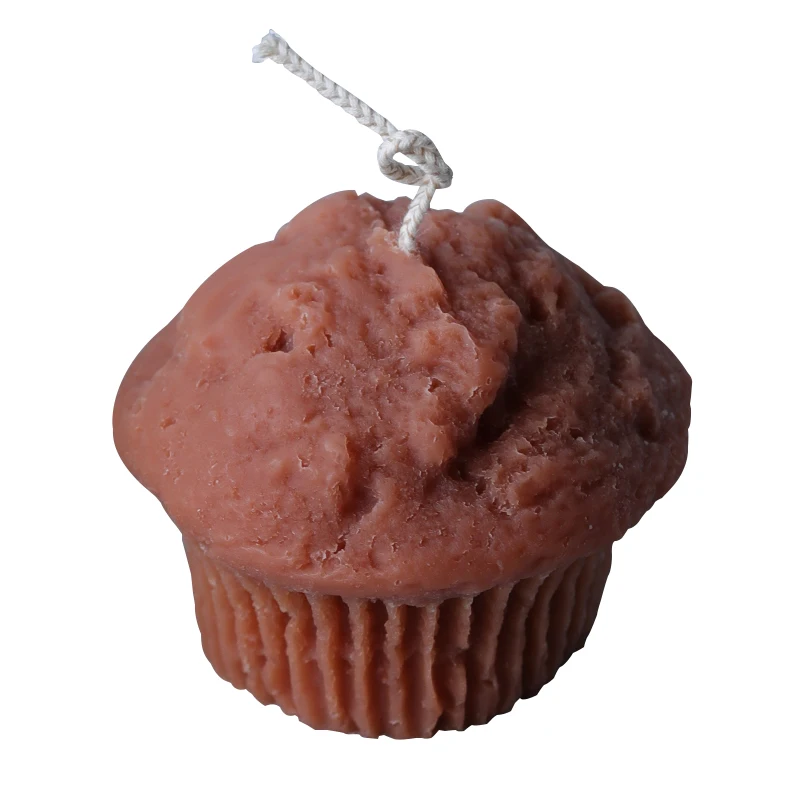 3D Muffin Cup Cake Shape Silicone Scented Candle Mold 3D Silicone Soap Mold Candle Mold Christmas Home Decoration