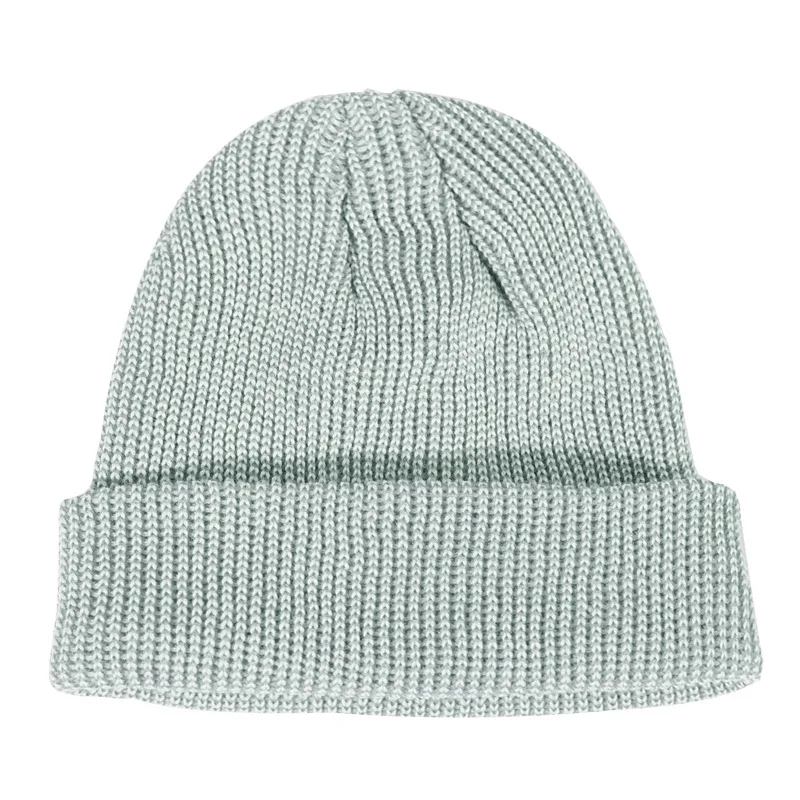 Fashion Winter Warm Beanie Women Solid Color Knitted Shinning Line Hat For Girls Warm Skullies Beanies Men's Knit Cap