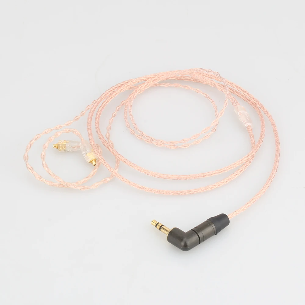 

HI-End OCC Copper Headphone Upgrade Cable For SE535 SE425 SE315 1.2M With Right Angle 3.5MM Plug