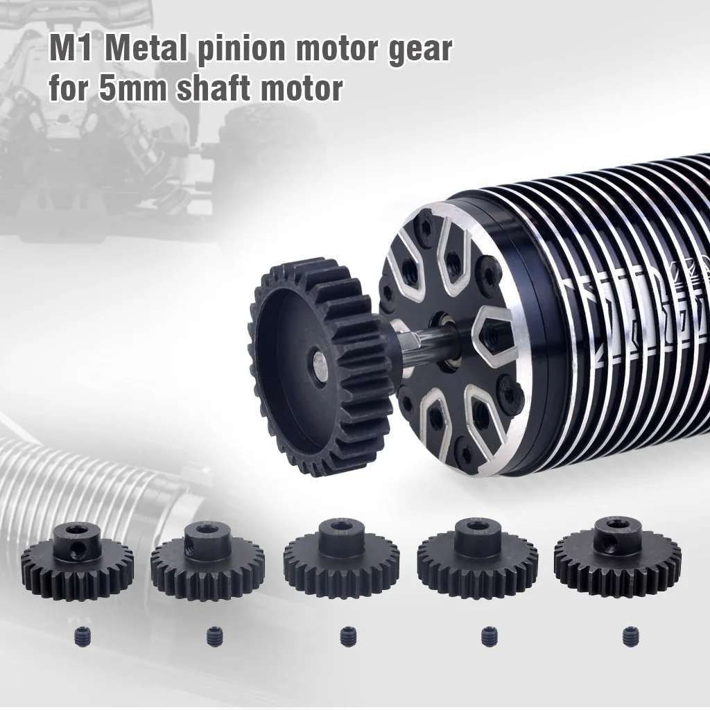 3 Stks/set M0.6 32dp M1 5Mm 11T-30T Metalen Motor Rondsel Tandwiel Voor 5Mm Geborsteld Borstelloze Motor 1/8 Rc Auto-Onderdelen