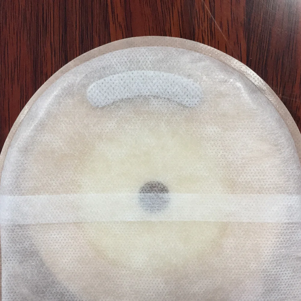 10 Pcs Ostomy Bags Double Side Non-woven Back Open  Pouch Bags with Clip Closure Carbon Filter Colostomy Bags Max Stoma 70mm