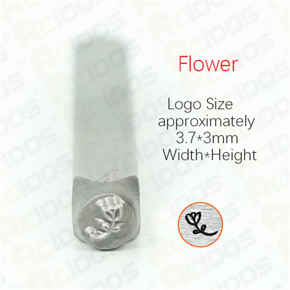 3MM leaf pattern/Plant tentacles/Birds Design Metal Jewelry Stamps,small flower DIY Bracelet/jewelry symbols steel stamp