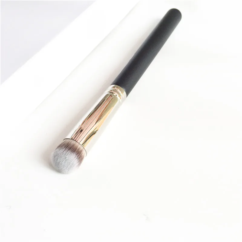 Mini Rounded Slant Concealer Makeup Brush 270S - Angled Small Foundation Cream Conceal Buffer Blender Beauty Cosmetics Tool