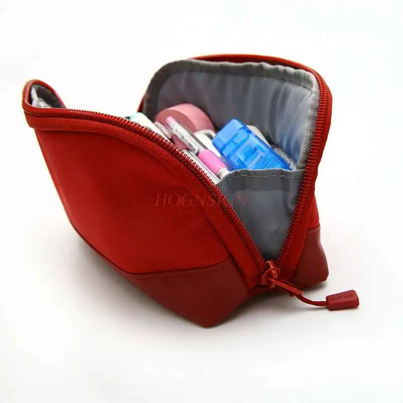 Stationery bag large capacity student stationery box multifunctional pencil bag simple business stationery bag