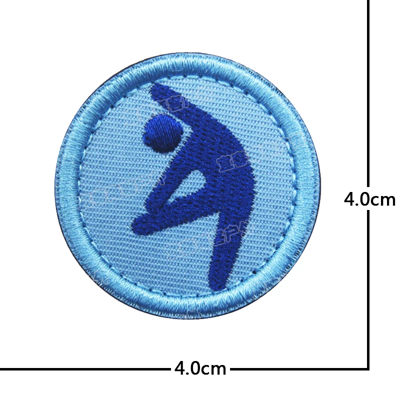 American children\'s embroidered patch rewards morale encouragement badge Hook Loop Armband on Jacket Backpack Decoration