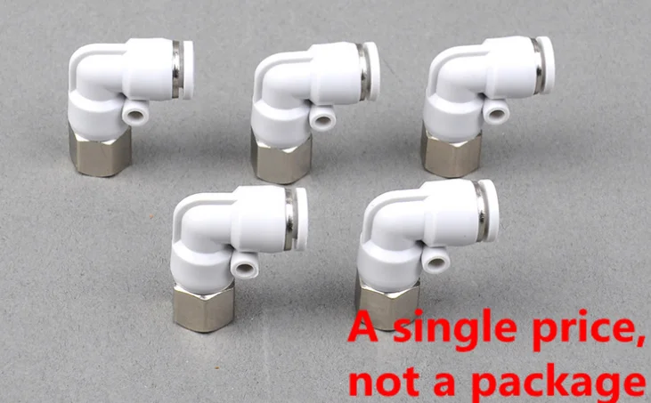 PLF10-01 PLF12-01 PLF16-03 Pneumatic  L type internal thread connector  Goods in stock