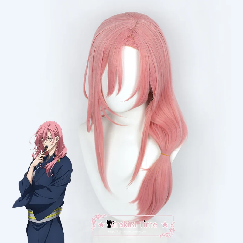 Anime SK∞ Cherry Blossom Cosplay Wig Long Straight Pigtail Pink Ponytail Heat Resistant SK8 the Infinity SK Eight