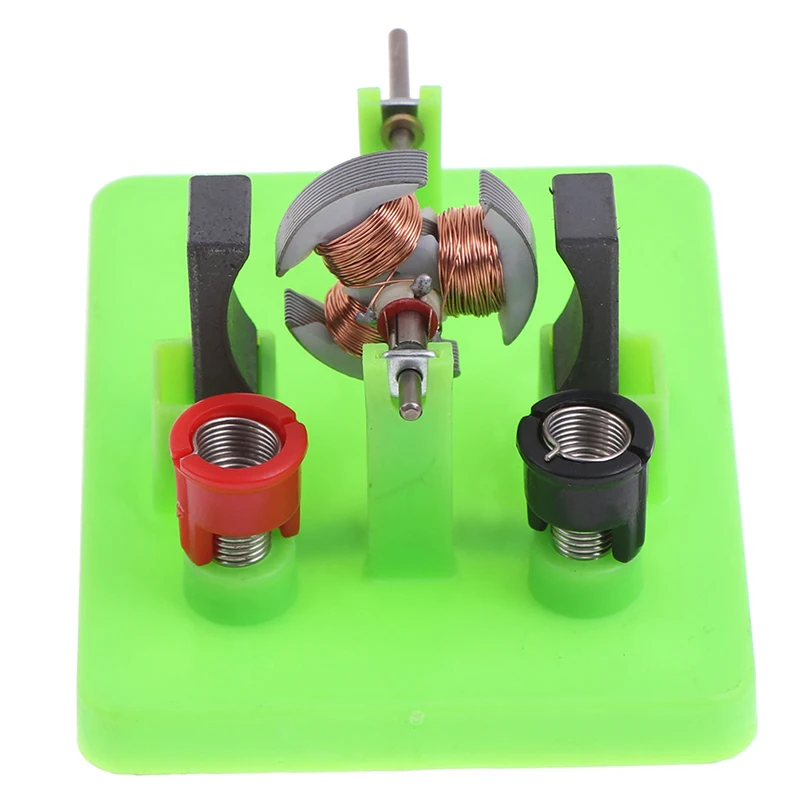 1pc Physics Study Aids Physical Optical Experiment Instrument Dc Motor Model School Circuit Direct-current Motor Model With Fan