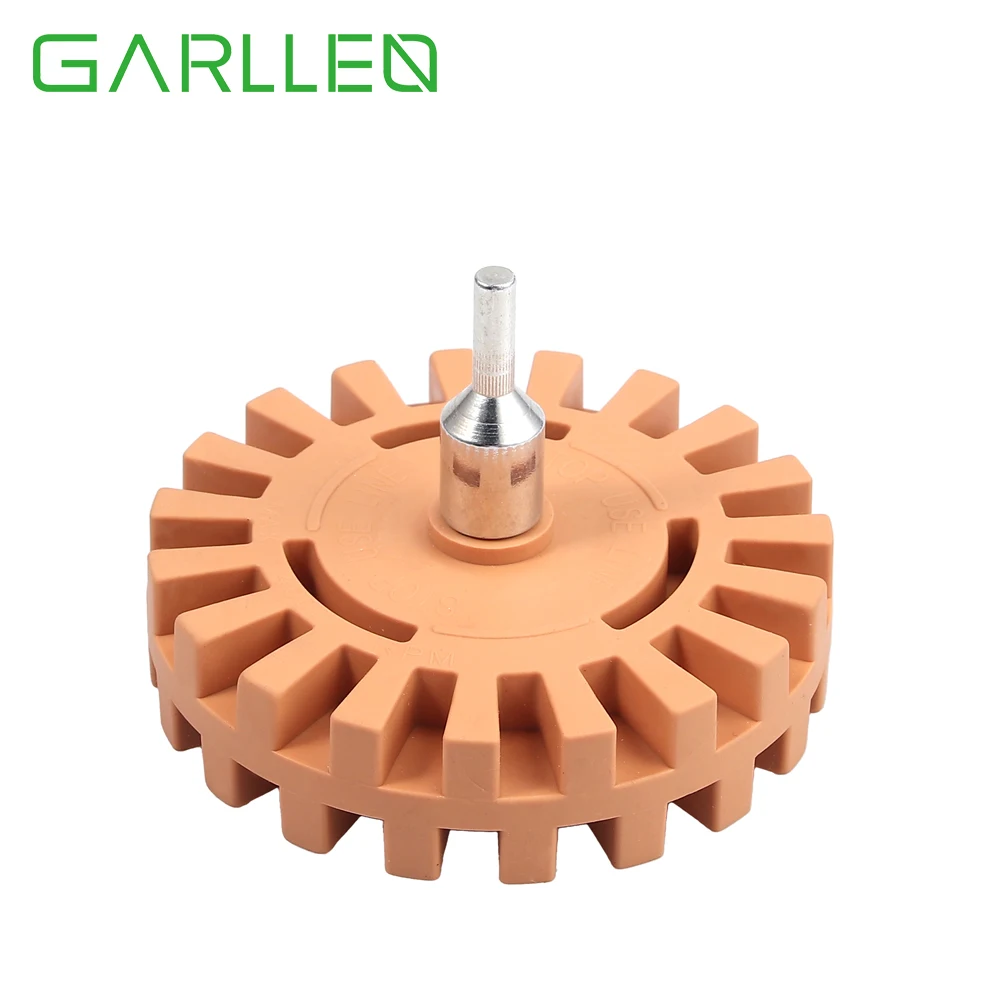 GARLLEN 100 مللي متر الموضوع 5/16 "سمك 25 مللي متر ممحاة مطاطية القرص مجموعة لإزالة سطح ملصقات أشرطة لاصقة احباط ممحاة المطاط