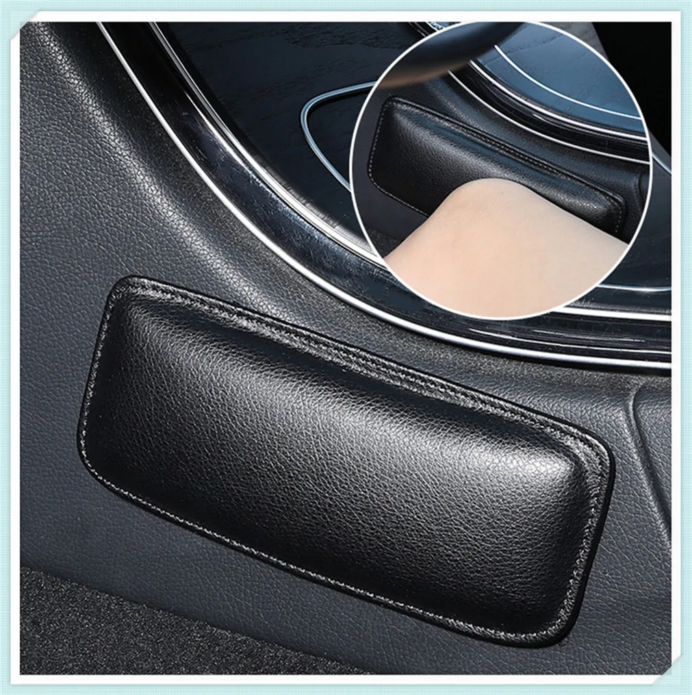 Car Accessories Pillow Comfortable Leather Knee Pad for Mercedes Benz Class ML GL G GLC43 G350d E350 W211 W203 W204