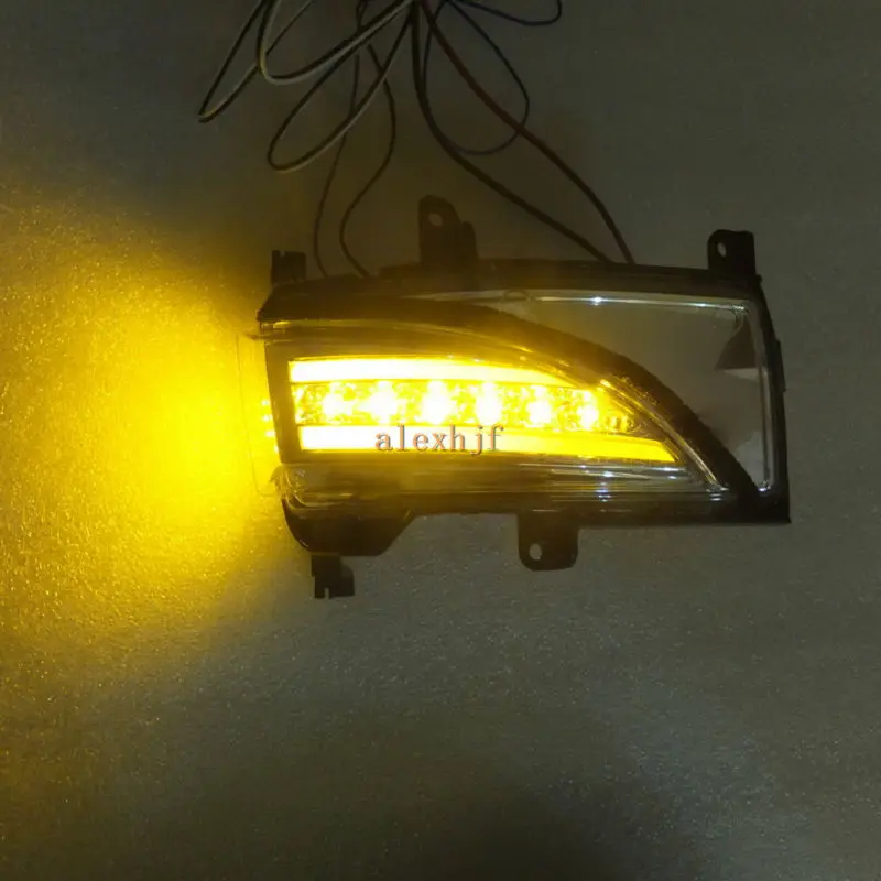 Luglio King LED specchietto retrovisore luci custodia per Nissan Elgrand E52 2012 + versione giapponese; Indicatori di direzione laterali, DRL,