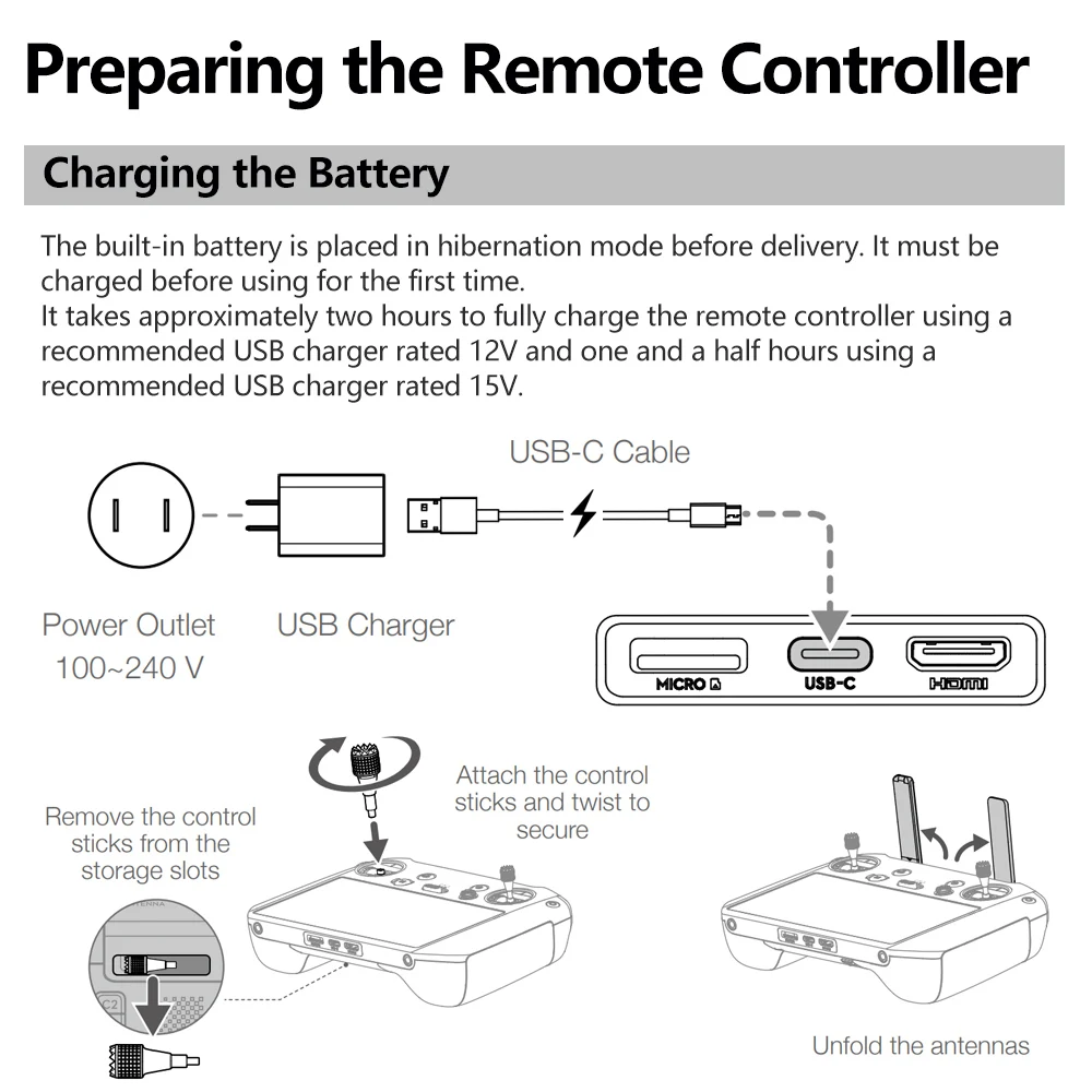 DJI RC برو Mavic 3 جهاز تحكم ذكي عالية مشرق شاشة عرض 15 كجم نقل كفاءة التحكم DJI Mavic 3 ملحقات طائرة بدون طيار