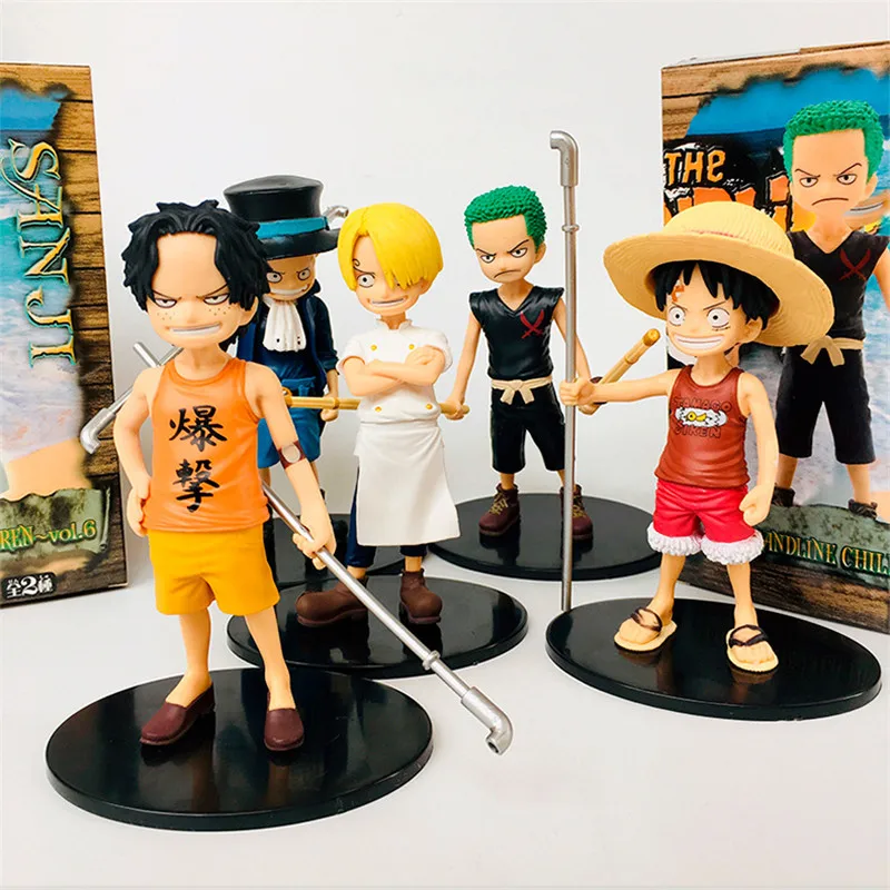 恋人ワンピース子供時代ルフィサボエースサンジゾロキッドver。Pvc