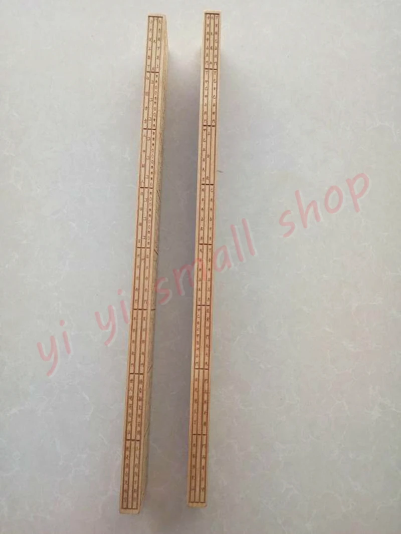 Peach Wood and Luban Ruler, Taoist Handicrafts, Wen Meter, Door Light Ruler, Ornaments