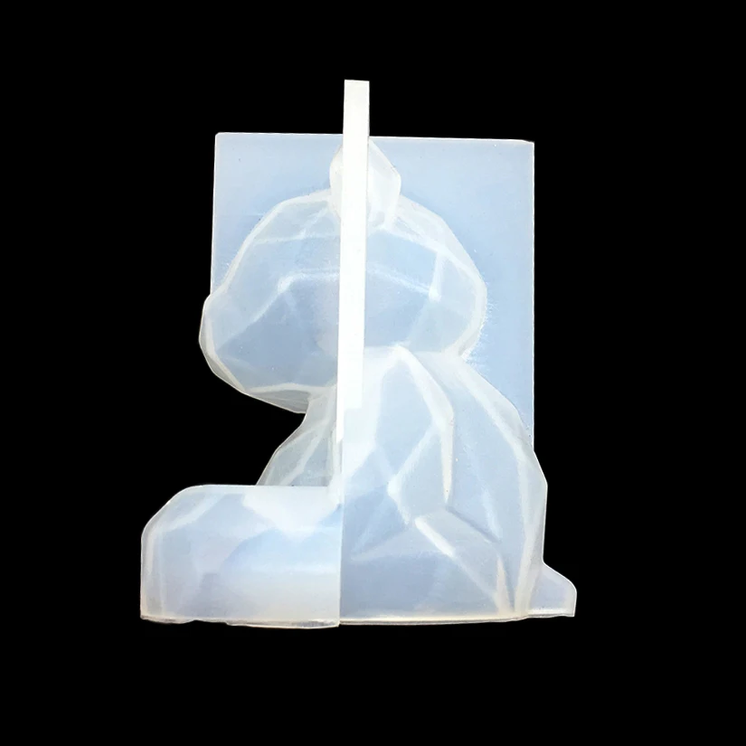 3D Bär Einhorn Horn Weihnachts-Hirsch Baum Katze Liebesherz Löwe Wolf Ente Silikon Zuckerform Fondant Kuchendekorationswerkzeuge – Detail 5