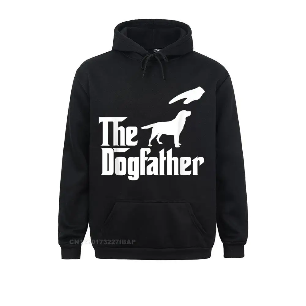 

Labrador Retriever The Dogfather Funny Dog T-Shirt Cool Sweatshirts Mens Hoodies Vintage Long Sleeve Sportswears