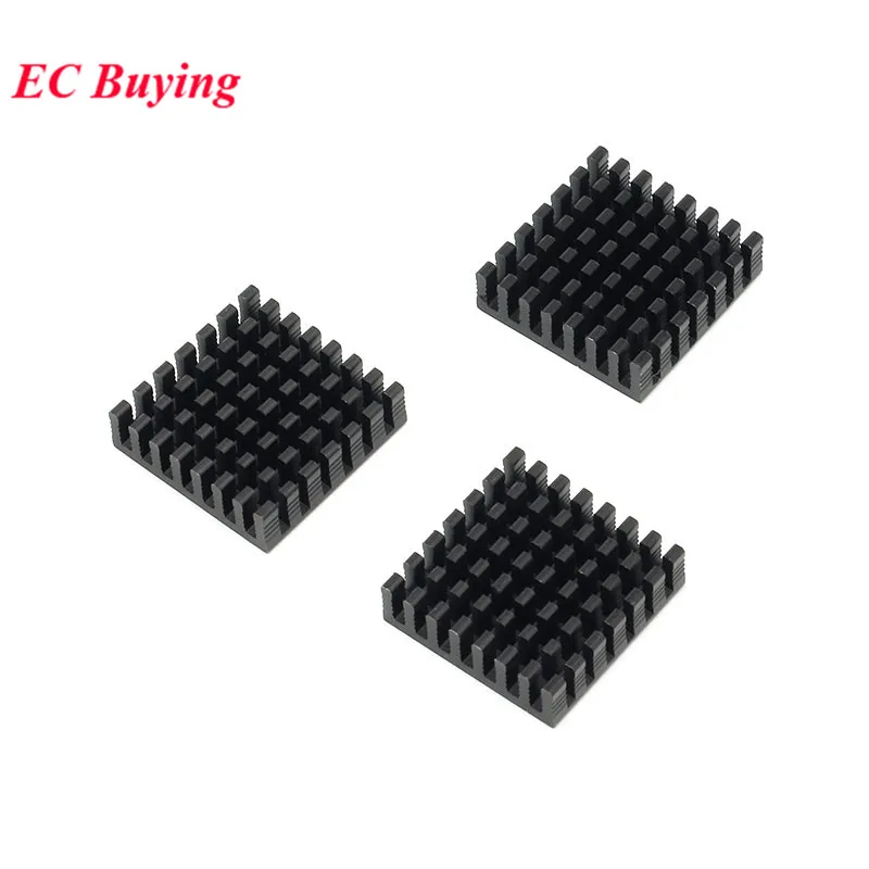 10Pcs/1pc Heatsink 28x28x8mm Radiator Cooler Fan Aluminum 28*28*8mm Heat Sink 28mm*28mm*8mm Metal Slotting For Cooling Fin